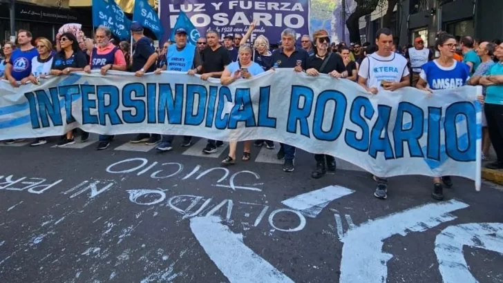 La Intersindical de Rosario se manifiesta este martes