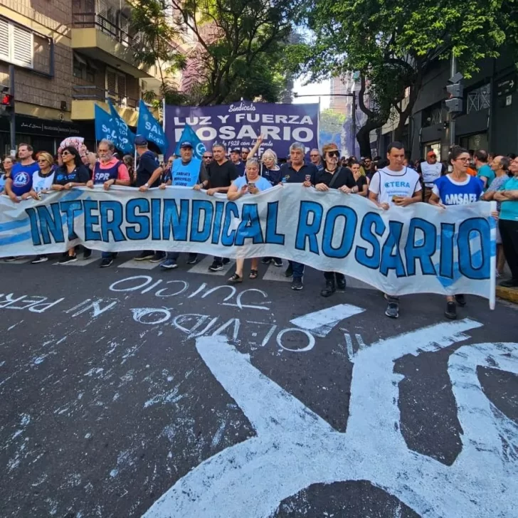 La Intersindical de Rosario se manifiesta este martes