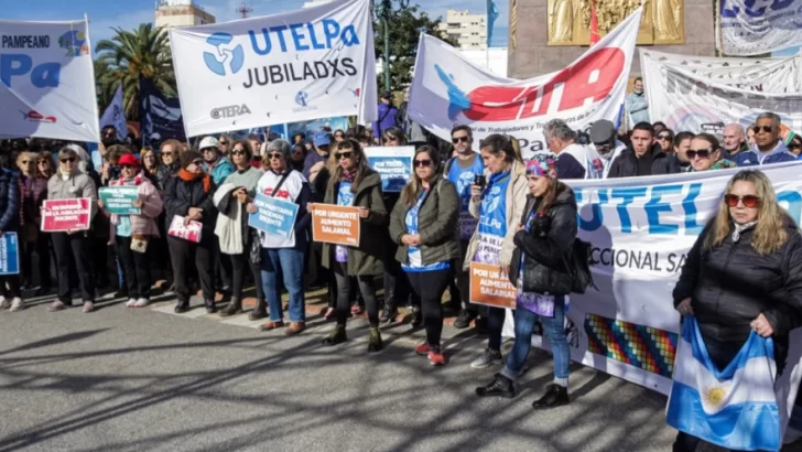 La medida de fuerza se sintió en todo el país