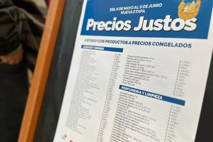 Precios Justos: la nueva etapa está vigente hasta el 9 de junio