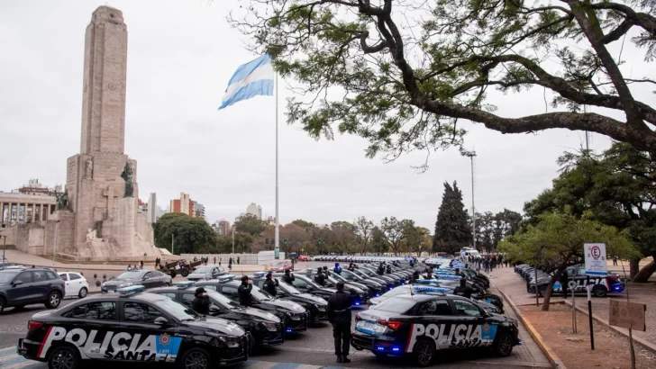 Incorporaron 131 nuevos móviles de la Policía de Santa Fe