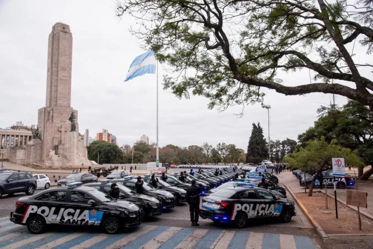 Incorporaron 131 nuevos móviles de la Policía de Santa Fe