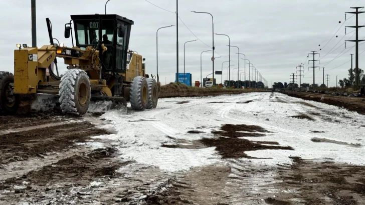 Rosario: Iniciaron la remodelación de la avenida que conecta la ciudad con el aeropuerto