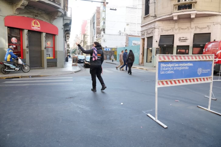 Plan de calles: culminaron los trabajos en calles Laprida y Maipú