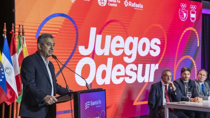 Se presentaron los XIII Juegos Odesur 2026 de los que Rosario será sede