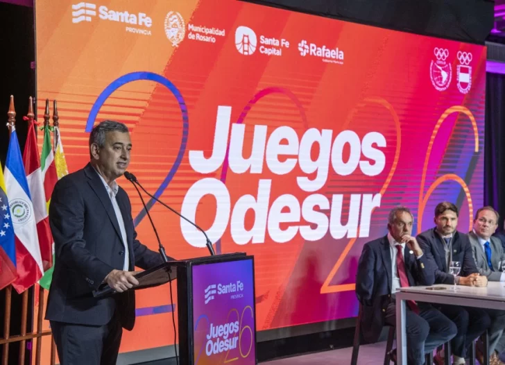 Se presentaron los XIII Juegos Odesur 2026 de los que Rosario será sede