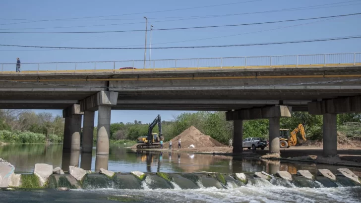 Acuerdo Rosario: se retomaron las obras en la cascada del Saladillo