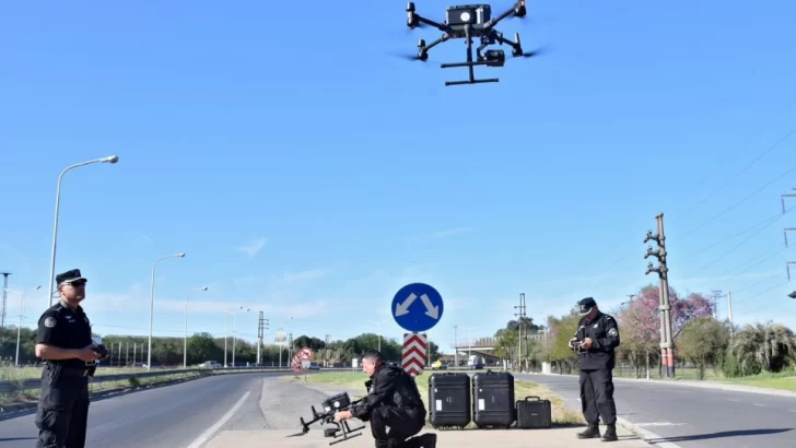 La Provincia ya utiliza drones para controlar la avenida Circunvalación en Rosario