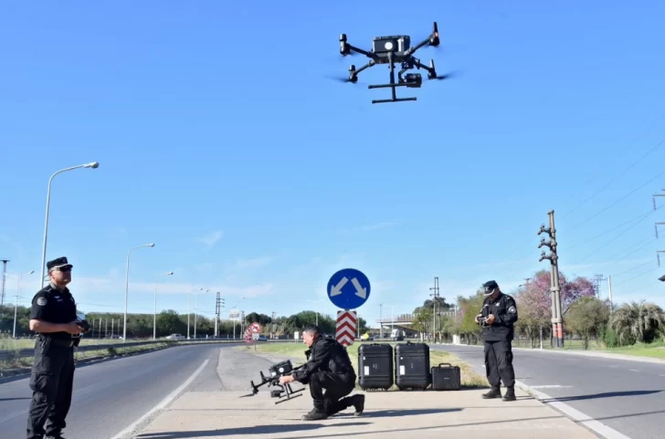 La Provincia ya utiliza drones para controlar la avenida Circunvalación en Rosario