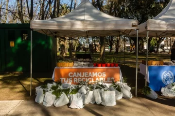 Anuncian una jornada de canje de reciclables en la plaza López