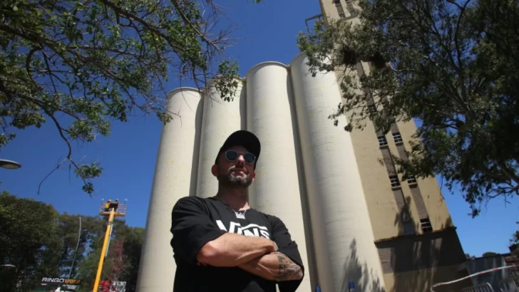 Comienza la intervención artística que le cambiará la cara a los silos Davis