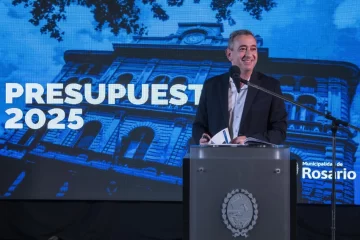 Javkin presentó el presupuesto 2025