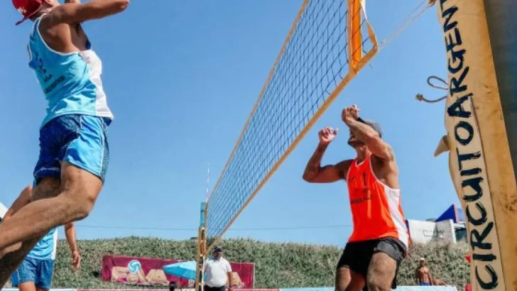 Argentina y Brasil se enfrentan en un match internacional de Beach Volley en la Florida