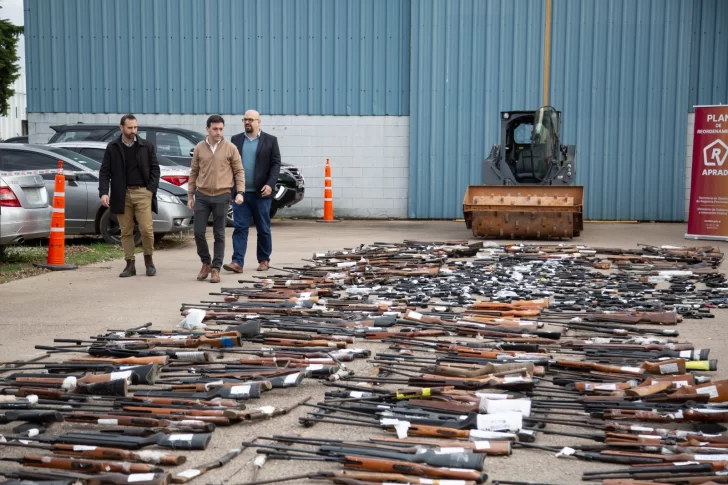 Rosario: destruyeron más de 1.000 armas utilizadas para cometer delitos