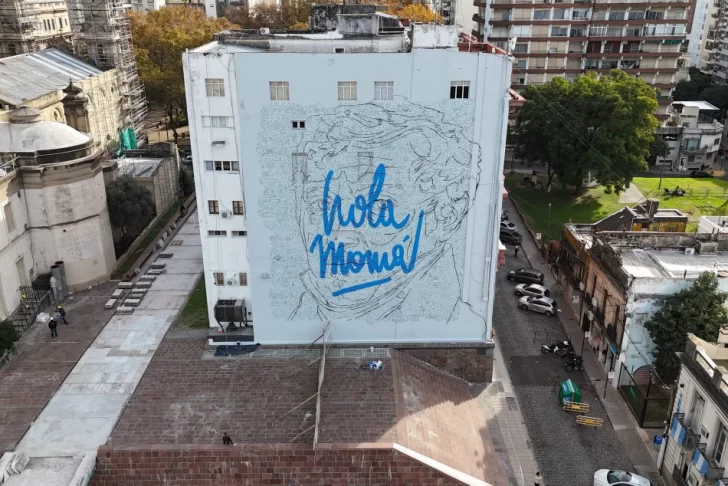 Rosario suma un nuevo mural en el Pasaje Juramento para homenajear a Belgrano