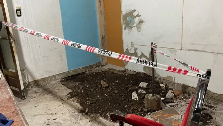 Encontraron restos óseos mientras remodelaban una oficina en la cárcel de Las Flores