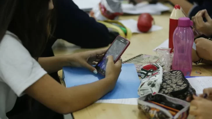 Avanza en Santa Fe la prohibición del uso de celulares en las escuelas primarias