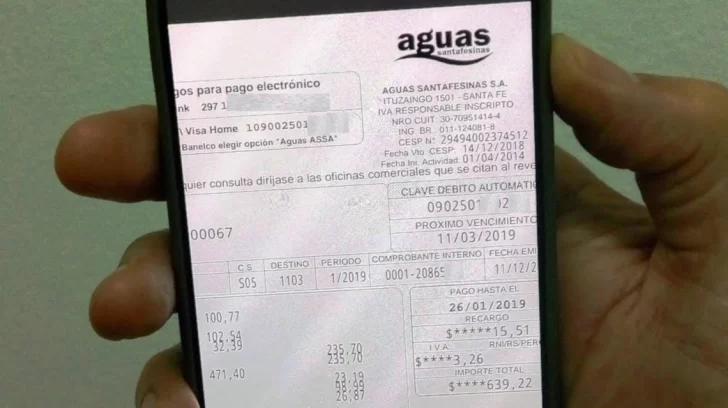 Aguas Santafesinas sumó un “botón” para el pago online de las boletas