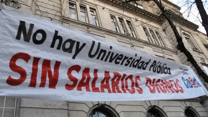 Por mayor presupuesto y salarios: docentes universitarios lanzaron otro paro