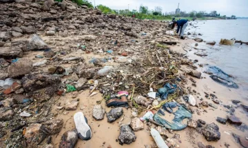 Limpian la Rambla Catalunya para festejar los 10 años de la ONG “Más Río Menos Basura”