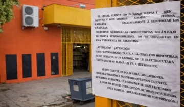 Supermercado amenaza con electrocutar a ladrones: “Ni su mamá lo va a reconocer” Supermercado amenaza con electrocutar a ladrones: “Ni su mamá lo va a reconocer”