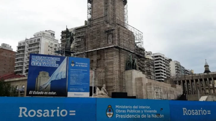 Paralizan la restauración del Monumento por la falta de fondos enviados por Nación Paralizan la restauración del Monumento por la falta de fondos enviados por Nación